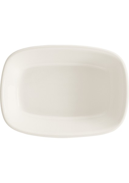 Porselen Gourmet Serisi 6 Lı 12 cm Dikdörtgen Kayık Tabak