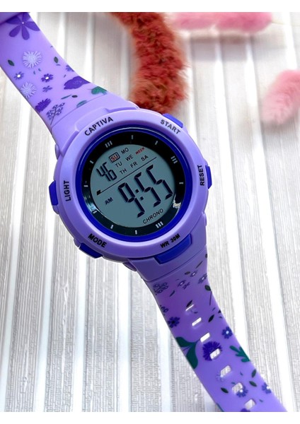 30 mt Suya Dayanıklı Diğital Spor Kasa Alarm-Kronometre-Işıklı Çoçuk Kol Saati C.PT01Y.99 fiyatları
