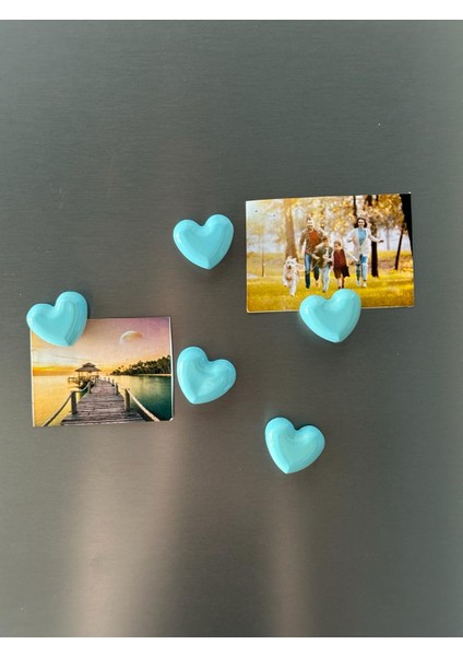 Magnet -Buzdolabı Magneti - Buzdolabı Süsü - 5’li Set Kalpli Magnet fiyatları