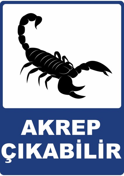 Akrep Çıkabilir Dijital Uv Folyo Baskı Uyarı Etiket Yapıştırma Sticker 25X35