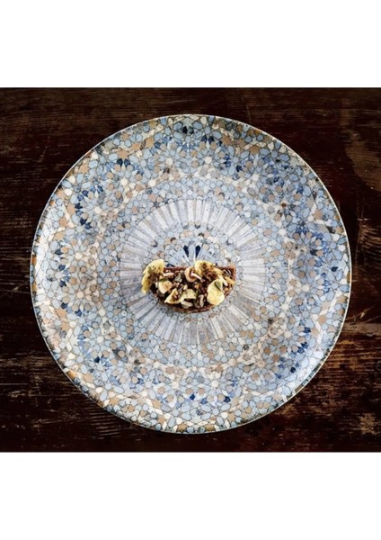 Luca Mosaic Serisi 6'lı 27 cm Servis Tabağı Seti
