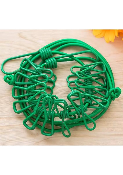 Mandallı Esnek Çamaşır Ip ,askısı