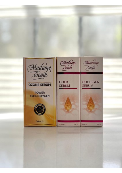 Serum Seti Gold + Collagen + Ozon 3'lü Serum