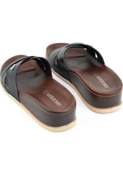 15203 Siyah Kadın Günlük Düz Terlik fırsatları