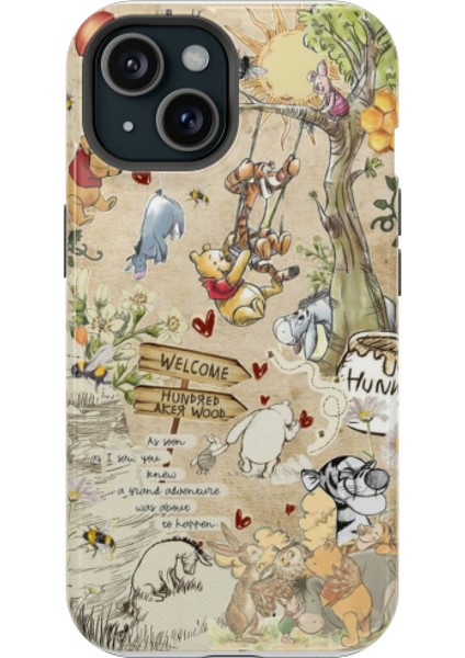 Apple iPhone 11 Pro Max Uyumlu Silikon Kılıf - Winnie The Pooh 2