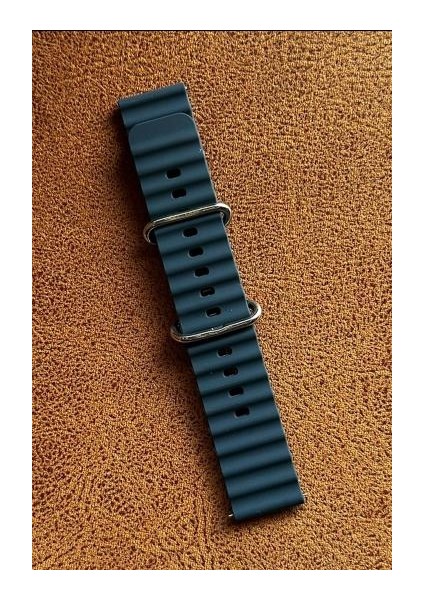 Xiaomi Watch S1 Active Uyumlu 22MM Ocean Kordon Silikon Kayış Lacivert
