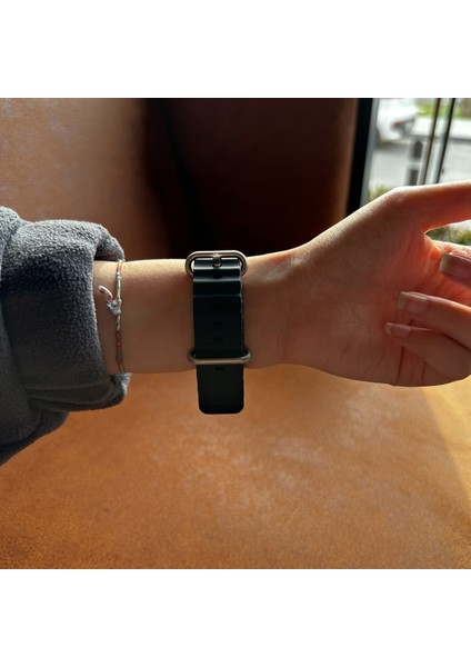 Apple Watch 4 Uyumlu 44MM Ocean Kordon Kaliteli Silikon Kayış Siyah