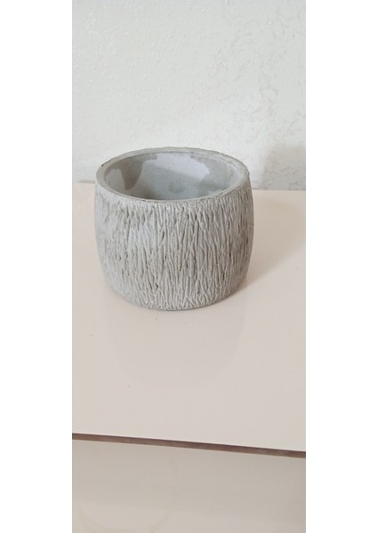 Özel Saf Beton Bonsai ve Aranjmana Özel Taş Saksı Suya Karşı 121 Yıl Ömürlü