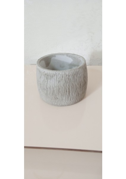 Özel Saf Beton Bonsai ve Aranjmana Özel Taş Saksı Suya Karşı 121 Yıl Ömürlü modelleri