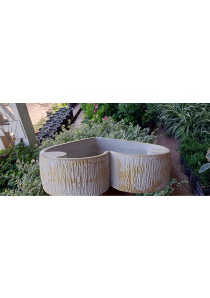 Kalp Beton Saksı (Gerçek Beton) fiyatları