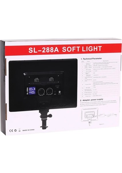 Pdx SL-288A Soft Light Video Fotoğraf Soft Işık Digital