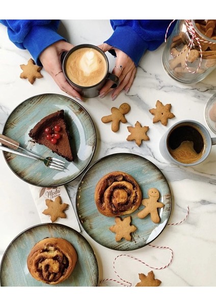 Porselen Madera Serisi 6’lı 19 cm Tatlı Tabağı fiyatları