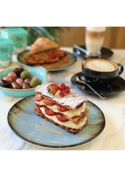 Porselen Madera Serisi 6’lı 19 cm Tatlı Tabağı modelleri