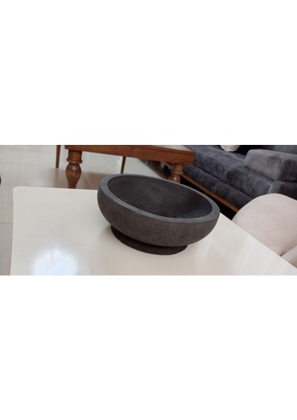 Beton Bonsai Saksısı Siyah Çift Taban fırsatları