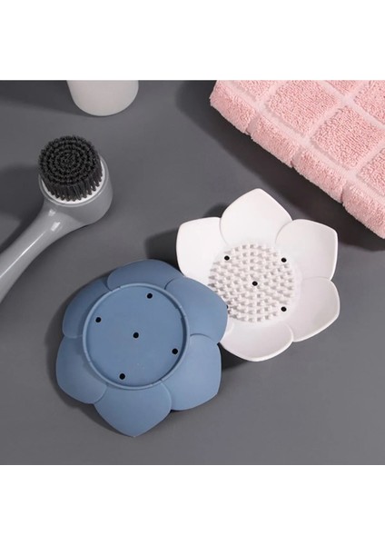 Sabunluk Lotus Tasarımlı Şık Sabunluk Katı Sabunluk Su Giderli Sabunluk fiyatları