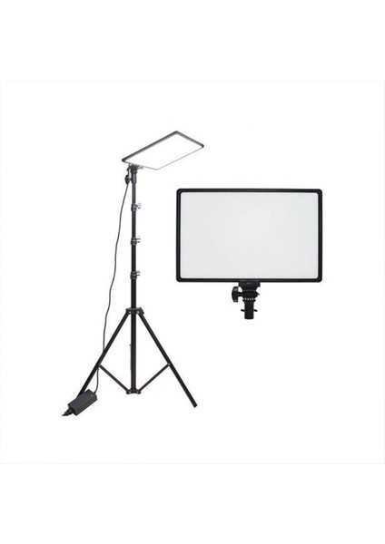 ,SL-288A Soft Light Soft Işık Seti, 2 Metre Döküm Ayaklı,taşıma Çantası Hediyeli