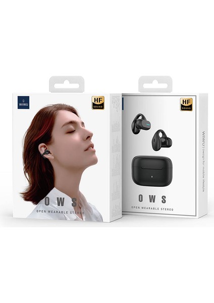 O200 Openbuds TWS Wireless 5.3 Kulaklık Siyah