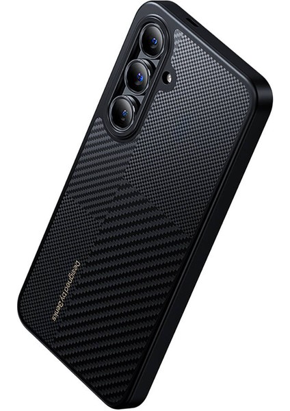 Galaxy S24 Plus Kılıf Magsafe Şarj Özellikli Karbon Fiber Benks Montage Hybrid Armorpro Kevlar Kapak
