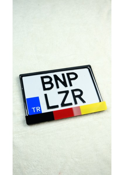 Bnp Plakalık Alman Renkli Ultra Parlak Pleksi Motor Plakalık