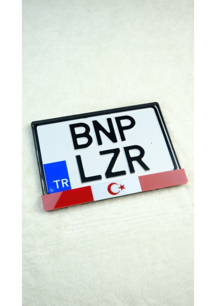 Bnp Plakalık Türk Bayrağı Pleksi Motor Plakalık