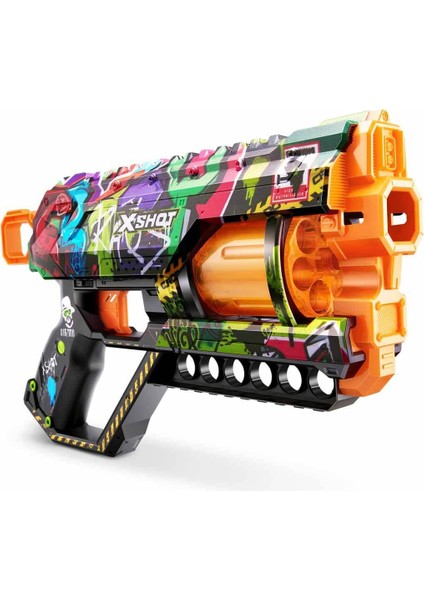 X-Shot Skins Griefer 12 Mermili Sünger Dart Atan Silah 32 cm S00036561 Graffiti