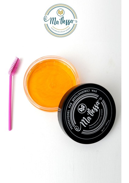 Profesyonel Kaş Şekillendirici Sabitleyici Wax Fırça Hediyeli 50 ml
