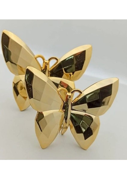 Dekoratif 2 Li Biblo Kelebek Mini Süs Gold Colour modelleri