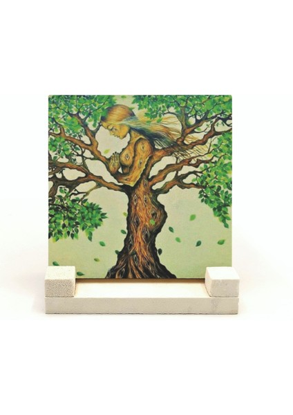 Ağaç Kadınbaskılı Doğaltaş Masaüstlük fiyatları