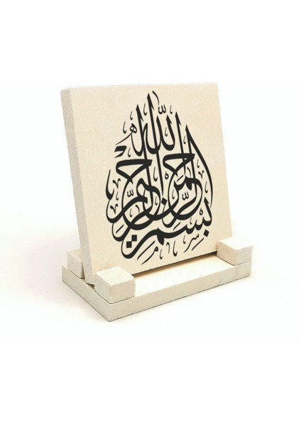 Besmeleyazılı Doğaltaş Masaüstlük