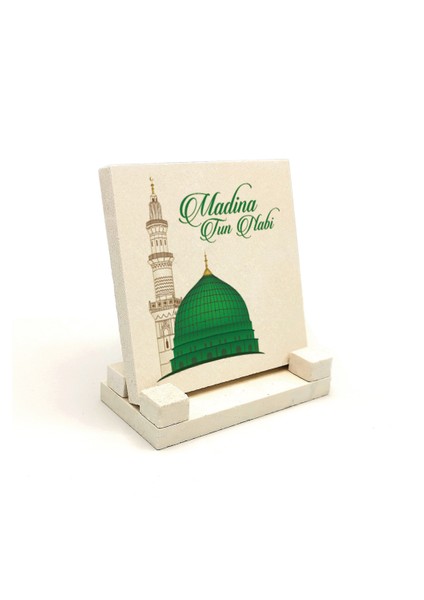 Mescid-I Nebevi Baskılı Doğaltaş Masaüstlük