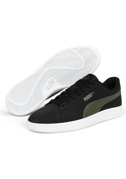 Erkek Sneaker Siyah - Füme 396149-02 Court Classic Vulc Mid