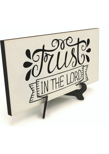 Rabbine Güven Baskılı Mdf Masaüstlük