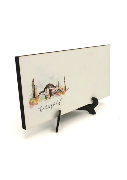 Geleneksel Hat Sanatı ile Mdf Üzerine Yazılı Masaüstü Isimlik fırsatları