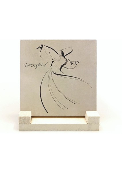 Semazen Baskılı Doğaltaş Masaüstlük fiyatları