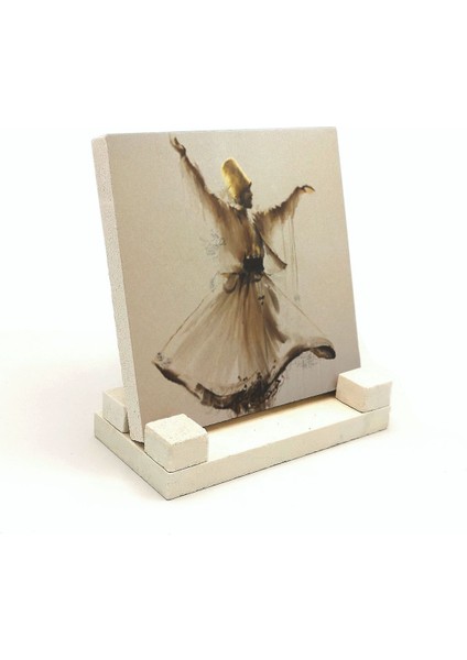 Semazen Baskılı Doğaltaş Masaüstlük