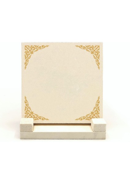 Geleneksel Hat Sanatı ile Doğal Taş Üzerine Yazılı Masaüstü Isimlik indirimleri