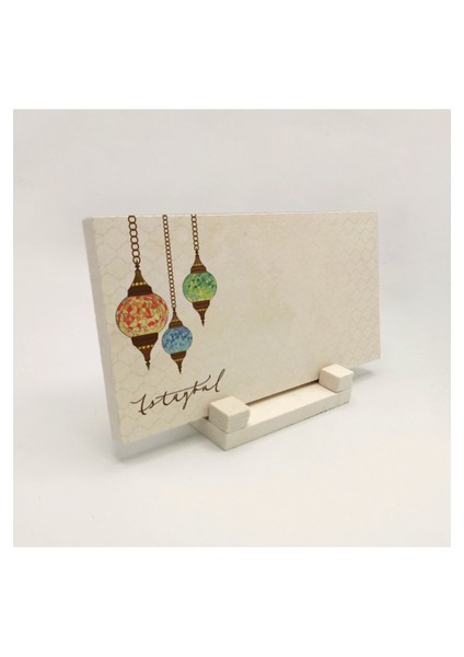 Geleneksel Hat Sanatı ile Doğal Taş Üzerine Yazılı Masaüstü Isimlik fırsatları