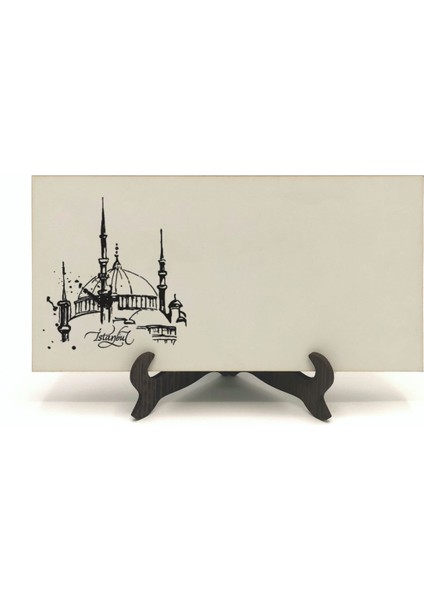 Geleneksel Hat Sanatı ile Mdf Üzerine Yazılı Masaüstü Isimlik indirimleri