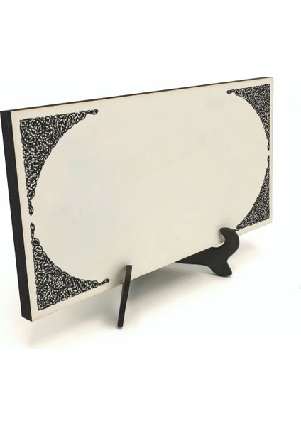 Geleneksel Hat Sanatı ile Mdf Üzerine Yazılı Masaüstü Isimlik fırsatları