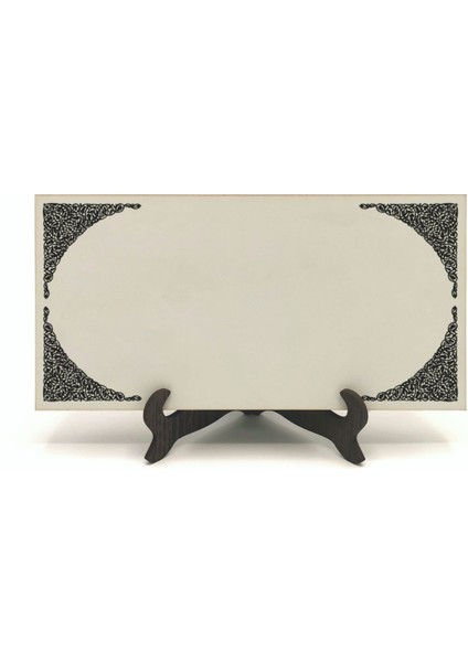 Geleneksel Hat Sanatı ile Mdf Üzerine Yazılı Masaüstü Isimlik indirimleri