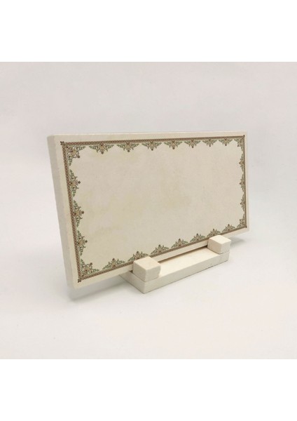 Geleneksel Hat Sanatı ile Doğal Taş Üzerine Yazılı Masaüstü Isimlik fırsatları