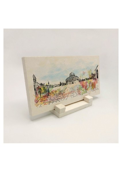 Kudüsbaskılı Doğaltaş Masaüstlük