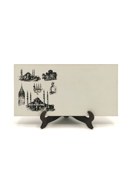 Geleneksel Hat Sanatı ile Mdf Üzerine Yazılı Masaüstü Isimlik indirimleri