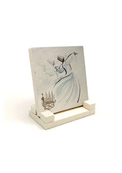 Semazen Baskılı Doğaltaş Masaüstlük