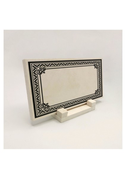 Geleneksel Hat Sanatı ile Doğal Taş Üzerine Yazılı Masaüstü Isimlik fırsatları