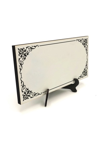 Geleneksel Hat Sanatı ile Mdf Üzerine Yazılı Masaüstü Isimlik fırsatları