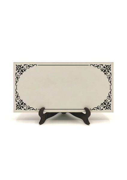 Geleneksel Hat Sanatı ile Mdf Üzerine Yazılı Masaüstü Isimlik indirimleri