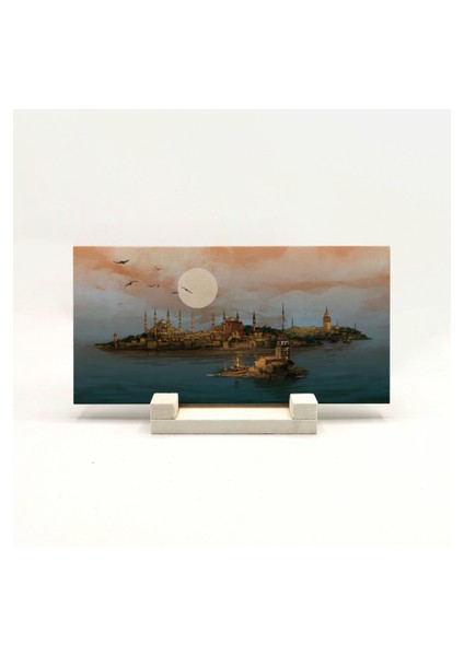 Istanbul Siluetibaskılı Doğaltaş Masaüstlük fiyatları