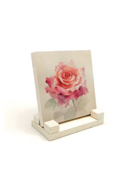 Gülbaskılı Doğaltaş Masaüstlük