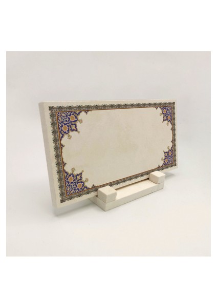 Geleneksel Hat Sanatı Ile Doğal Taş Üzerine Yazılı Masaüstü Isimlik fırsatları